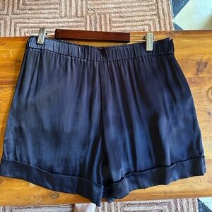 NWT LOFT Navy Silky Shorts Sz 2